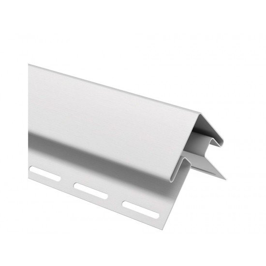 НАРУЖНЫЙ УГОЛ БЕЛЫЙ 50мм 3,05м ДЛЯ САЙДИНГА И ФАСАДНЫХ ПАНЕЛЕЙ Ю-ПЛАСТ